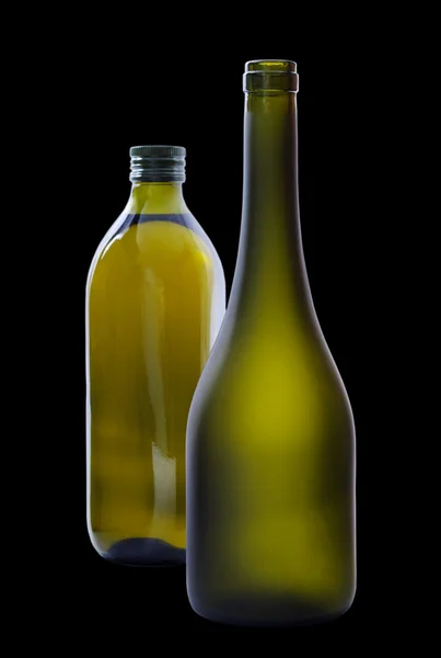 Dwie butelki. — Zdjęcie stockowe