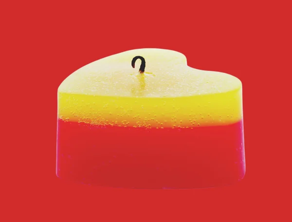 One candle. — Stock Photo, Image