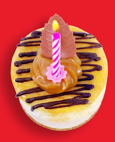 Cupcake-gyertya. — Stock Fotó
