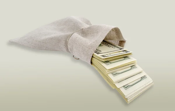 Dollar afkomstig uit de zak. — Stockfoto