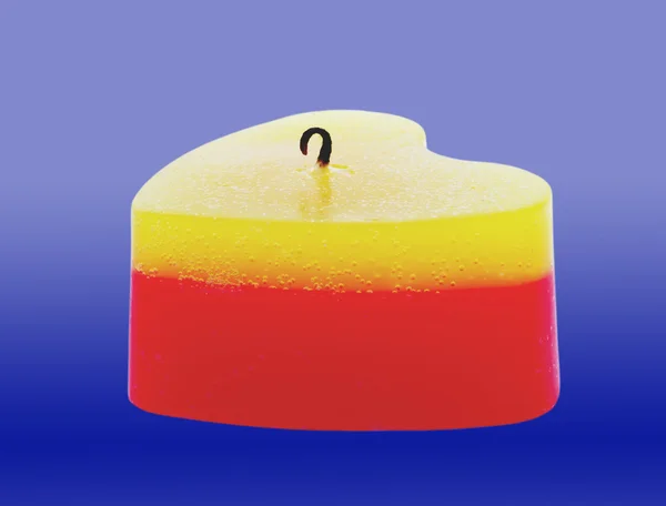 Eine Kerze. — Stockfoto