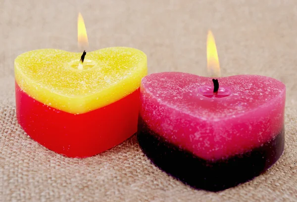 Dos velas. . — Foto de Stock