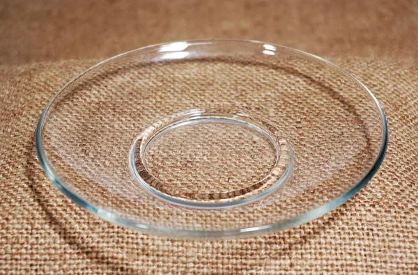 Transparent plate. — Stock Photo, Image