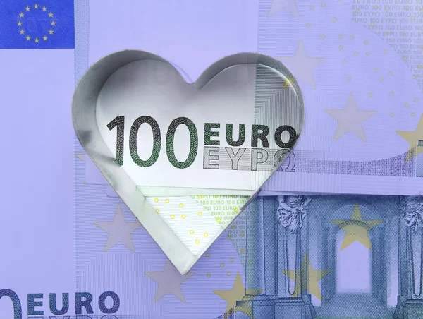 Metal form and euro. — Stock Photo, Image