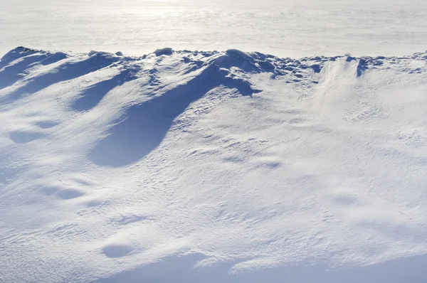 Neve na terra . — Fotografia de Stock