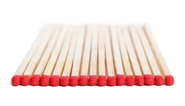 Matchsticks in a row. — Stock Photo, Image