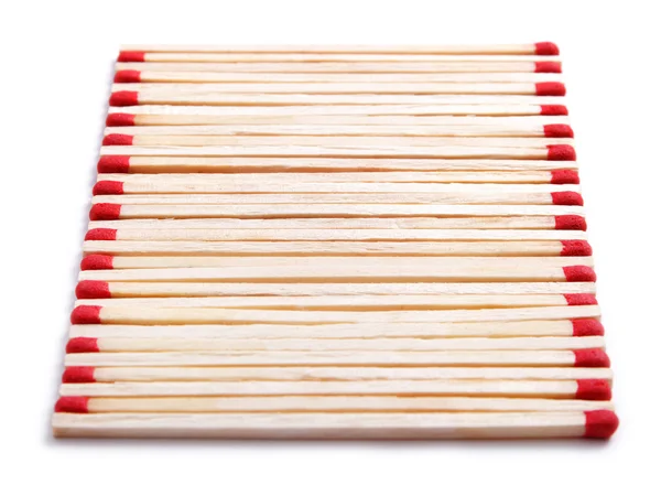 Matches on a row. — Stock Photo, Image