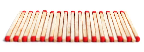 Matchsticks in a row. — Stock Photo, Image