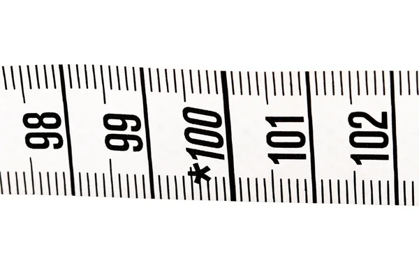 테이프를 측정 부분. — 스톡 사진