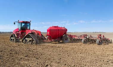 Plowed field. clipart