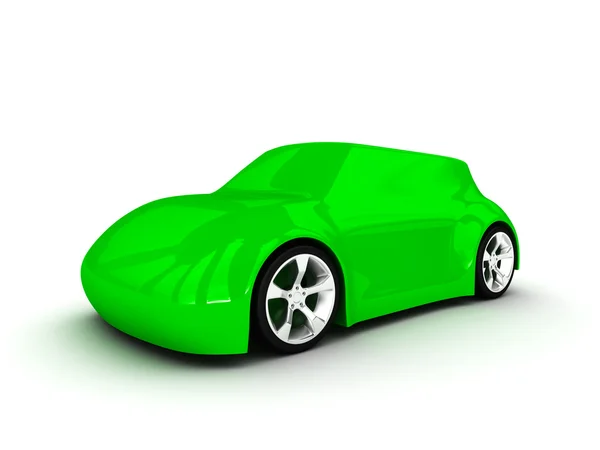 Ecologico auto verde — Foto Stock