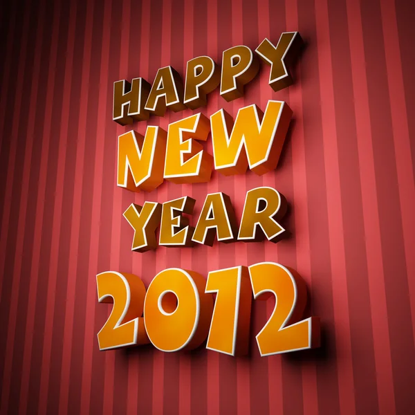 Felice anno nuovo 2012 — Foto Stock