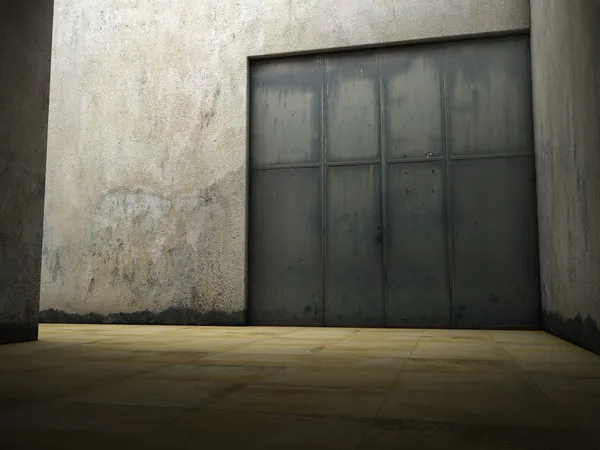 Пустое пространство из грубого бетона — стоковое фото