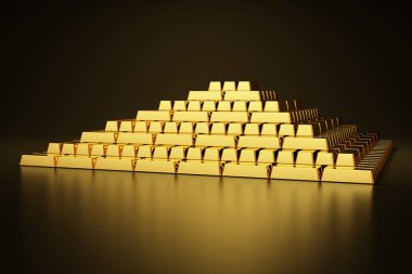 Gold bars clipart