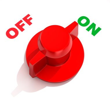 Analog toggle switch clipart