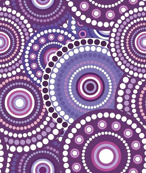 Vecteur sans couture texture cercle violet rétro — Image vectorielle