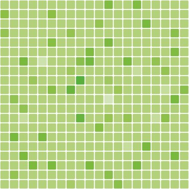 Seamless vector digital green square texture clipart