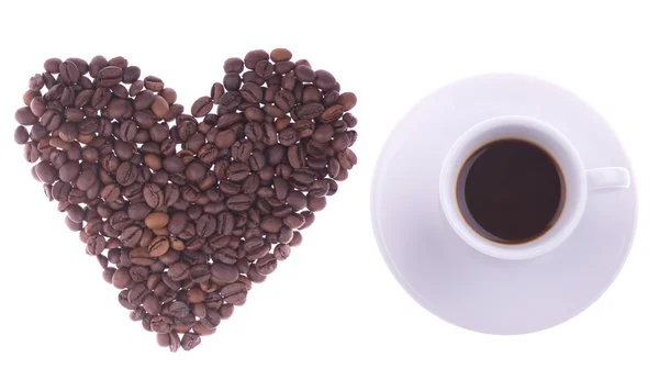 Кофе любовь — стоковое фото