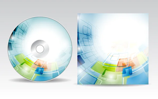 stock vector CD cover design