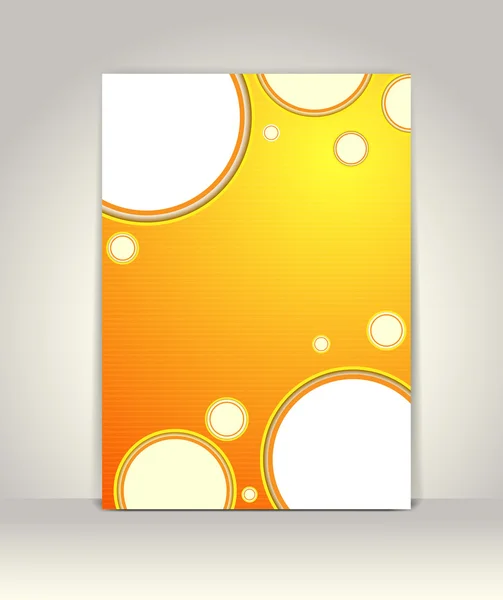 Plantilla de folleto de negocios, diseño colorido abstracto — Vector de stock