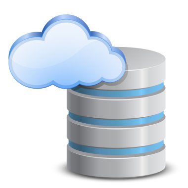 Online backup icon clipart