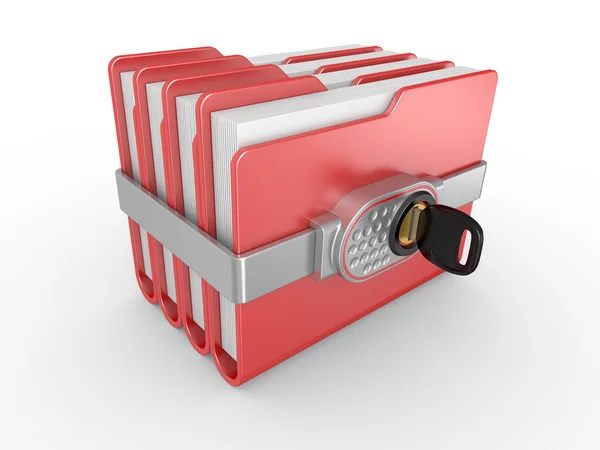 Folder Dokumenty prywatne — Zdjęcie stockowe