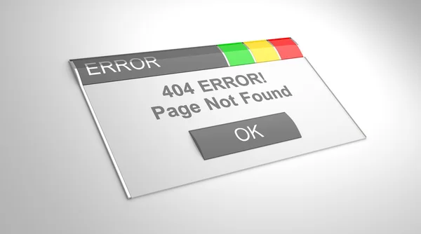 错误 404。页面未找到. — Stockfoto