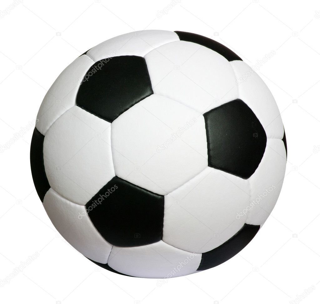 Balón De Fútbol Aislado Sobre El Fondo Blanco Foto de stock y más banco de  imágenes de Pelota de fútbol - Pelota de fútbol, Fútbol, Pelota - iStock
