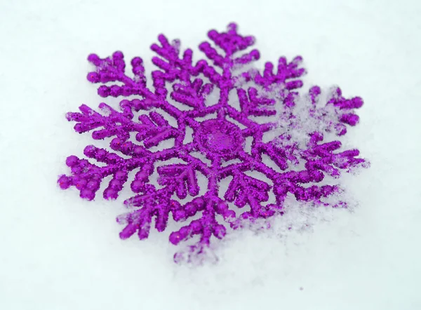 Belos flocos de neve — Fotografia de Stock