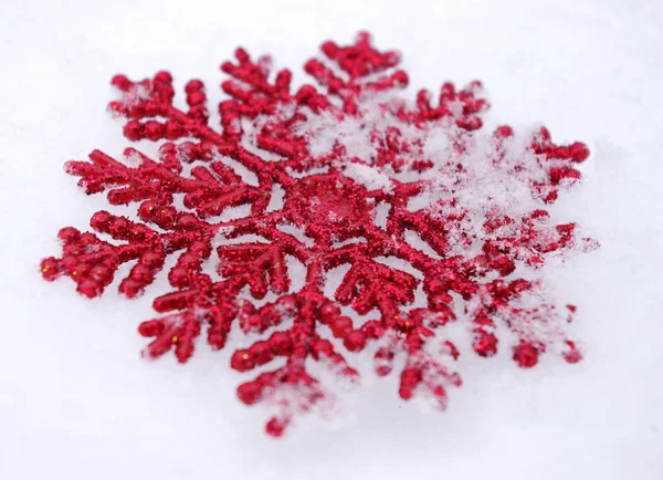 Krásné sněhové vločky — Stock fotografie