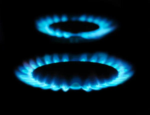 Fiamme di gas — Foto Stock