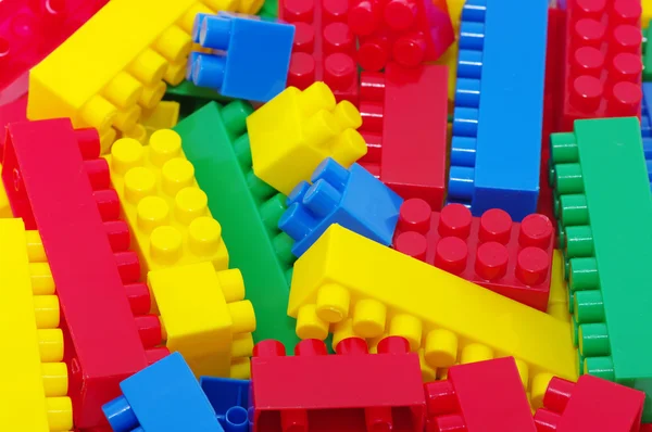 Plastik oyuncak blokları — Stok fotoğraf