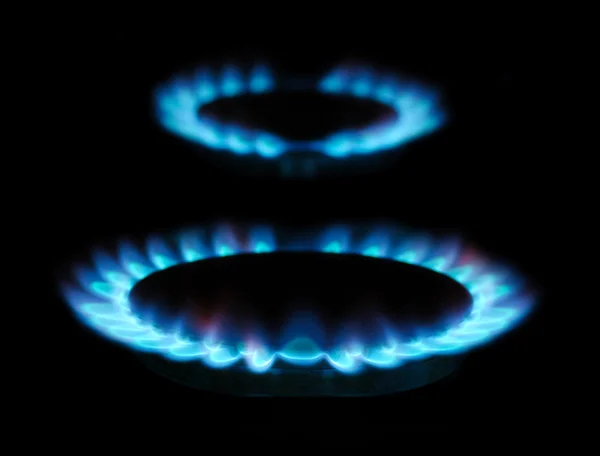 Płomienie gazu — Zdjęcie stockowe