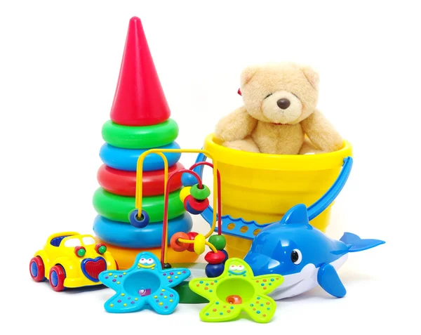 Coleta de brinquedos — Fotografia de Stock