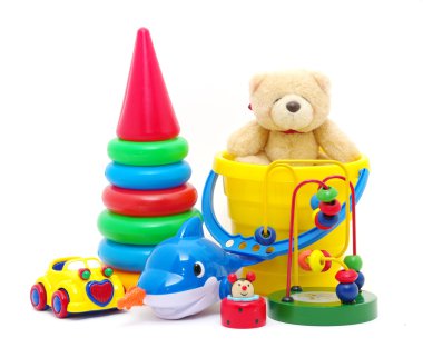 Toys collection clipart