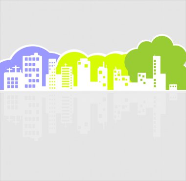 City vector clipart