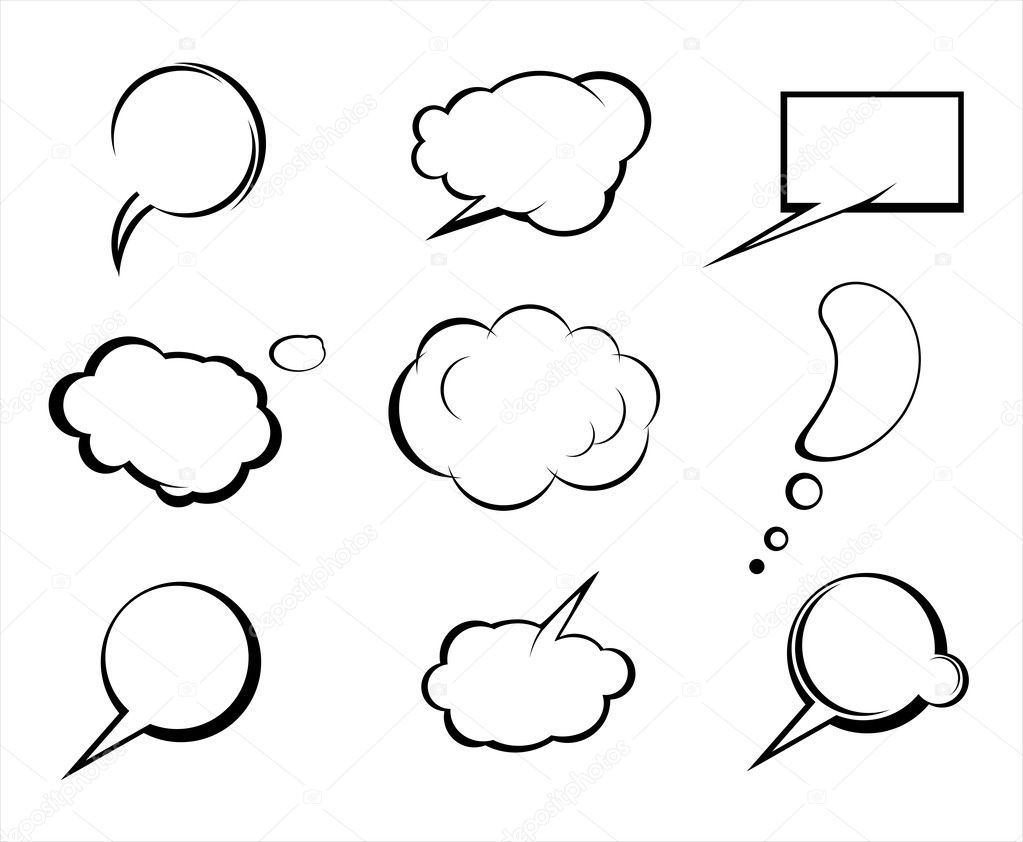 Speech And Thought Bubbles