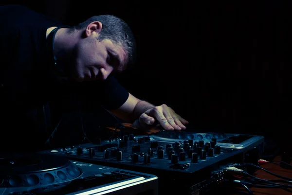 DJ in a club — Stock Photo, Image