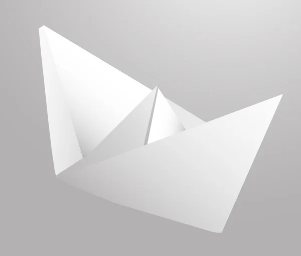 Paper ship — Stock Vector