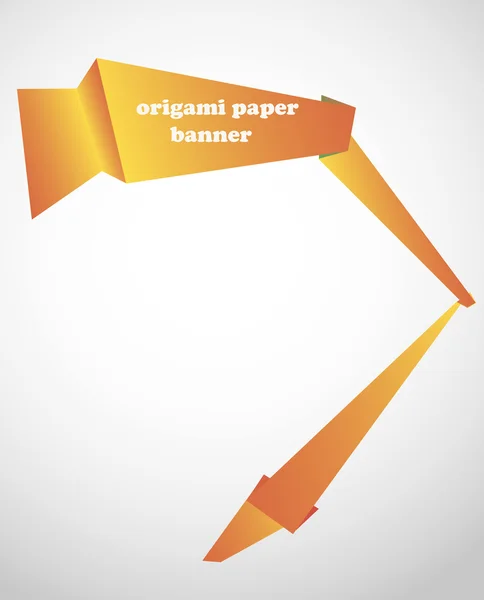 Vettore origami sfondo — Vettoriale Stock