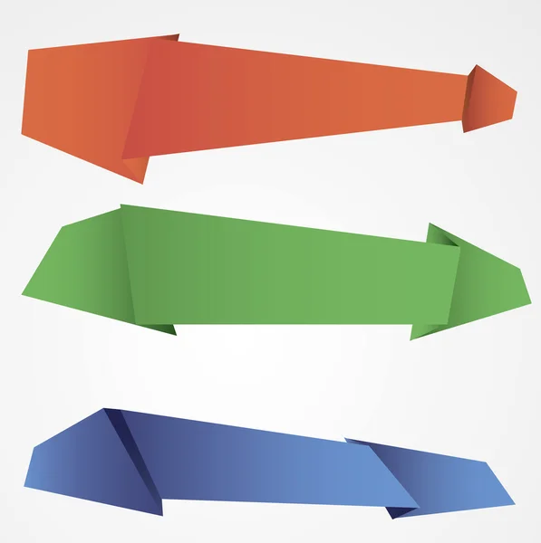 Vektorové origami pozadí — Stockový vektor
