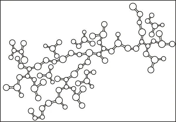 Molekyl bakgrund — Stock vektor