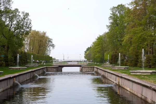 Kanal im unteren Garten — Stockfoto