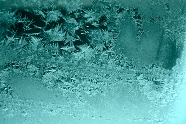 Frost on window — Stock Photo, Image