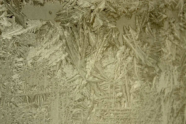 Мороз на окне — стоковое фото