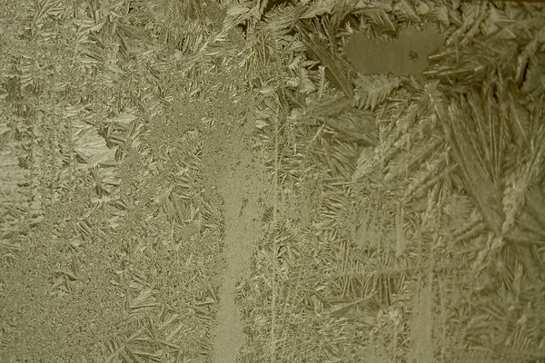 Frost on window — Stock Photo, Image