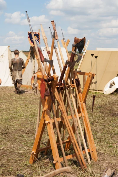 stock image Peakes, spears and axes