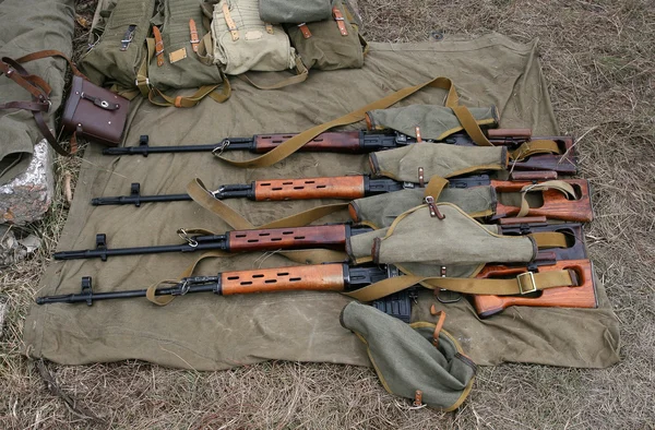 Russian sniper rifle — Stock Photo, Image