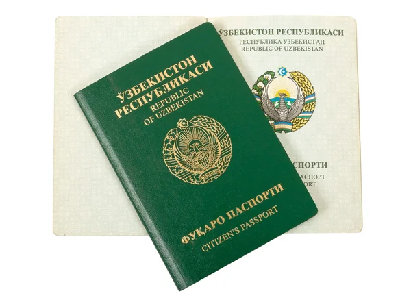 Pasaporte de Uzbekistán — Foto de Stock