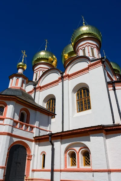 Православная церковь. Иверский монастырь в Валдае — стоковое фото